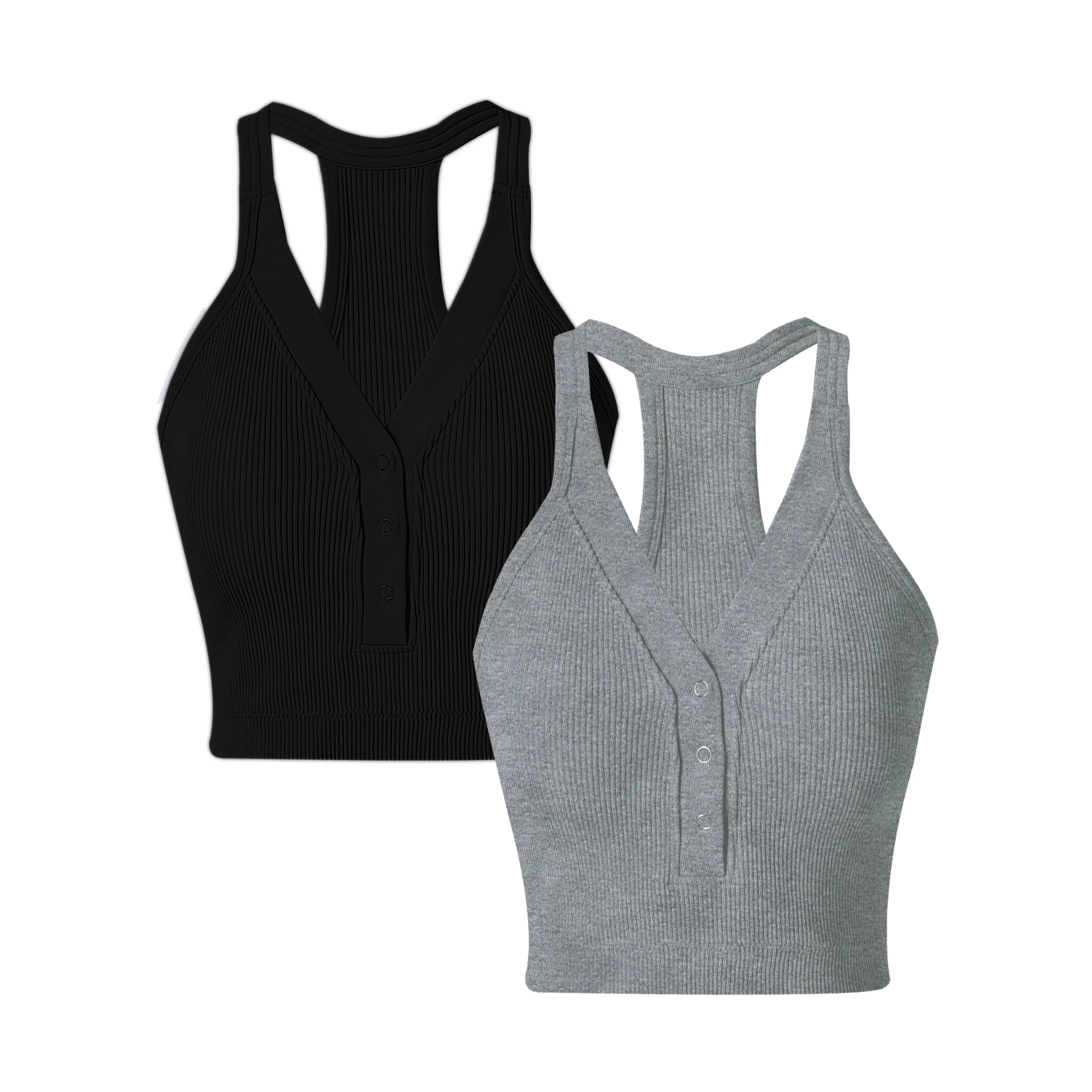 BLACK / LT HEATHER GRAY