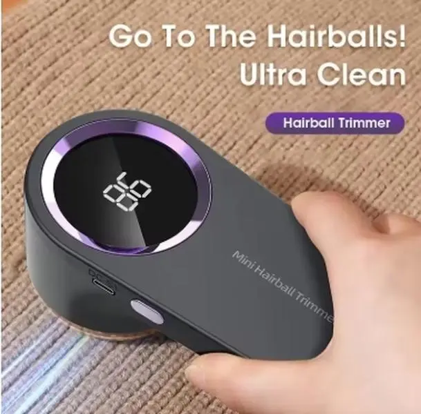 Lint Remover for Clothing LED Digital Electric Pellet Fluff Remover USB Rechargeable Fuzz Fabric Shaver Sweater
