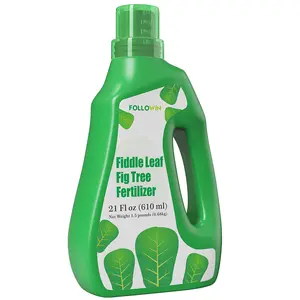 Fiddle Leaf Fig Tree Plant Food 21 oz,Liquid Houseplant Fertilizer with 3-1-2 NPK Ration for Healthy Roots,Stems and Leaves