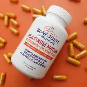 Platinum Motion | Turmeric Blend with Glucosamine & Chondroitin, Ginger & BioPerine® – 60 Capsules