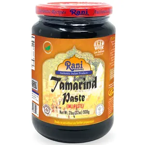 Rani Tamarind Paste Puree (Imli) 32oz (2lbs) 908g Bulk Glass Jar, No added sugar ~ All Natural | Vegan | Gluten Free | No Colors | NON-GMO | Indian Origin