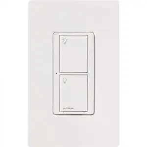 Lutron Caseta Original Smart Switch, 6A Light or 3.6A Fan, Neutral Required, 120V, PD-5ANS-WH, White