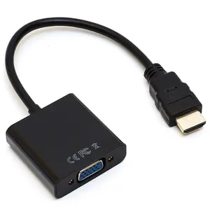 1080P HDMI Male to VGA Female Cable Cord Converter Adapter For PC Monitor TV HDMI Male to VGA Female Adapter Converter 1080P