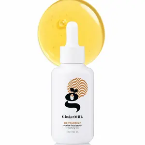 Curl Finishing Oil, Be Yourself | Sealing & Shine Care with Argan, Sweet Almond & Shea for Dry, Frizzy Curls & Wavy Hair | 4 oz / 120 ml | Ginger Milk