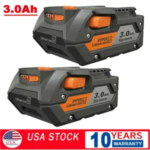 2025new 2X For Ridgid R840085 18V Lithium Battery Rigid R840087 R840083 Hyper Power Tool