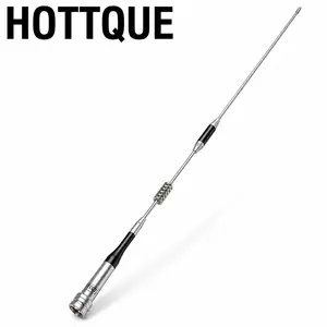 VHF UHF Mobile Radio Antenna, SG-M507 144/430MHz Dual Band Vehicle Ham Radio Antenna, 29in Metal Whip Antenna with Loaded Coil, M Connector Base, 100W Max Power for  Truck SUV Jeep RV Outdoor Radio Use auto car