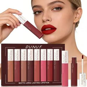 8-Pack Long-Lasting Lip Gloss Gift Set, Valentine's Day Present for Women, 8 Colors Balm, Perfect Girlfriends' Gift, Single Item Pack, Long Lasting Lipgloss, Glossy Lip Gloss, Lipstick Makeup