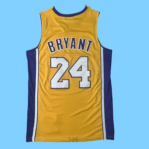 Kobe Bryant Classic-Design stitched Basketball Jerseys Retro Men's Sleeveless Gold shirt 2006-07