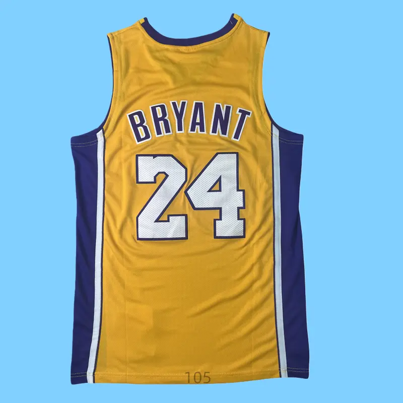Kobe Bryant Classic-Design stitched Basketball Jerseys Retro Men's Sleeveless Gold shirt 2006-07