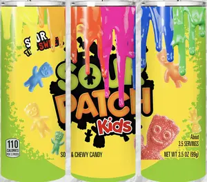 20oz candy tumbler with straw Bottle Drinkware