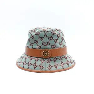 Pre-owned Gucci GG Green Cotton Hat T10412127