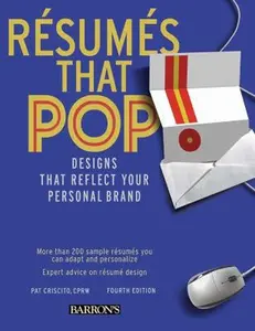 USED-Resumes That Pop!: Designs That Reflect Your Personal Brand by Criscito, Pat (Paperback)