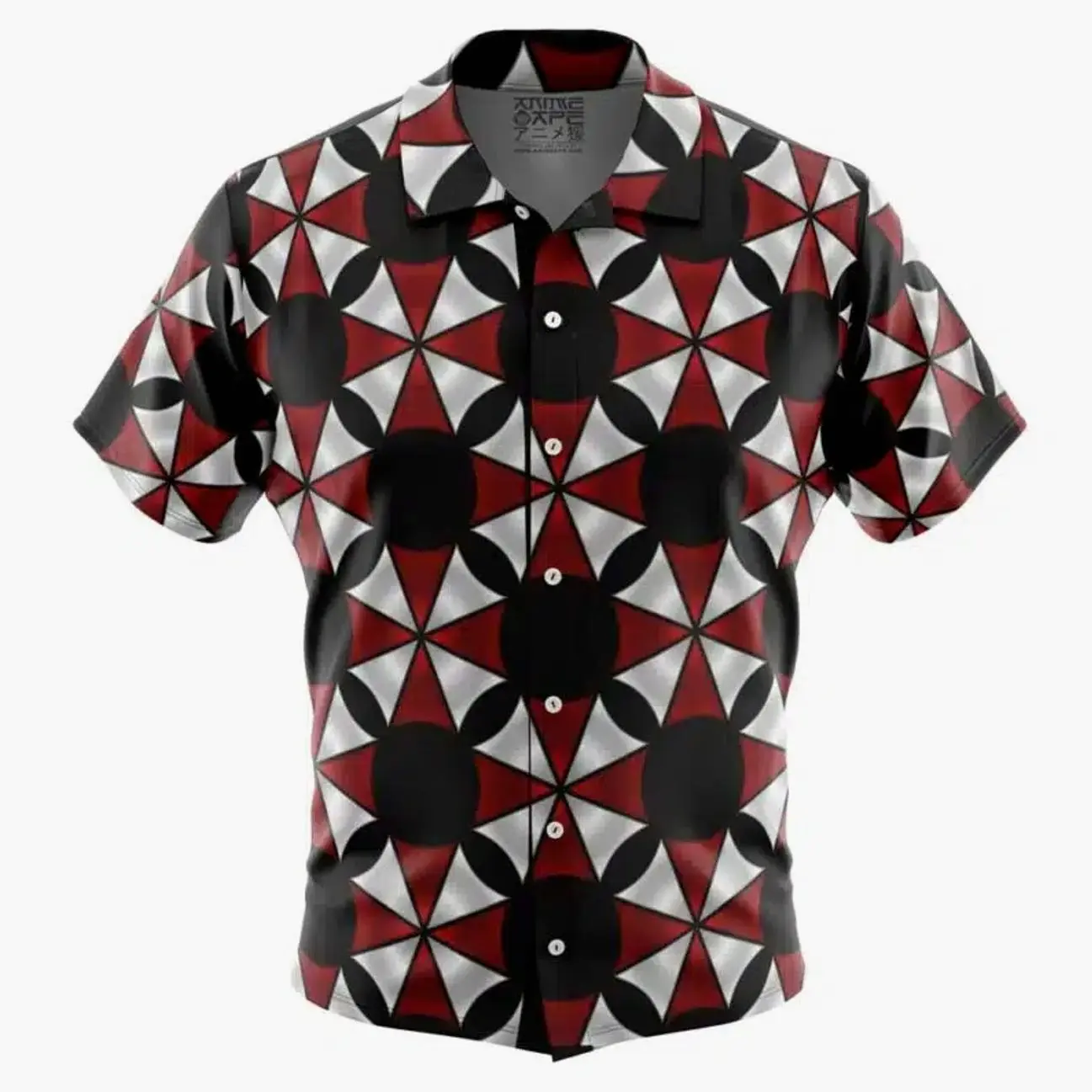 Umbrella Corporation Resident Evil Button Up Hawaiian Shirt Gift For Fans, friends and Family