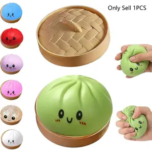 Dumpling Squishies, 2026 Upgrade Dumpling Mystery Box, Colorful Dumplings Stress Balls Fidget Sensory, Fidget Squeeze Toy for Holiday & Birthday Gifts