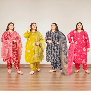 Moksh international big size kurta set