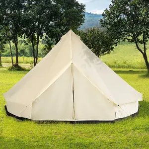 10-Person Large Waterproof Yurt Camping Tent, Perfect for Family Camping, Blue
