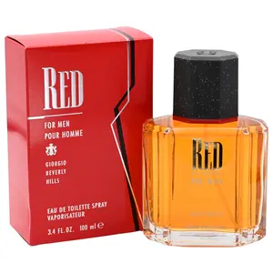RED by Giorgio Beverly Hills 3.3 / 3.4 oz EDT For Men New in BOX