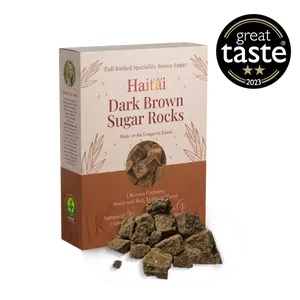 Haitai's 'Longevity Island' Sugar ~ Blue Zone Food, Japan's 'Black Sugar', Deep, Dark, Powerful Taste ~ 500g ROCK Type