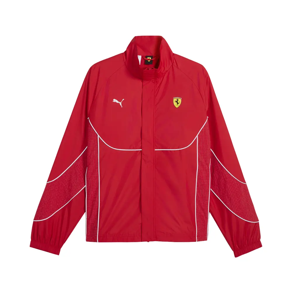 PUMA Mens Scuderia Ferrari Pumatech-X Jacket Athletic Outerwear Casual - Red