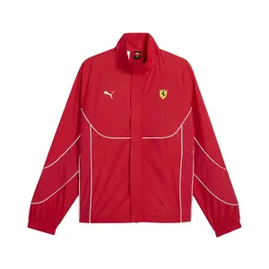 PUMA Mens Scuderia Ferrari Pumatech-X Jacket Athletic Outerwear Casual - Red