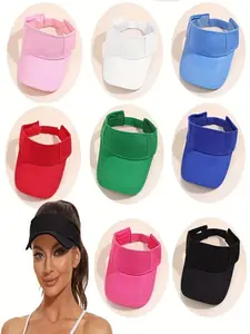 Adjustable Sport Visor Hats for Men & Women, Ideal for Tennis, Baseball, Golf, Athletics, Cycling, Running, Sun Protection