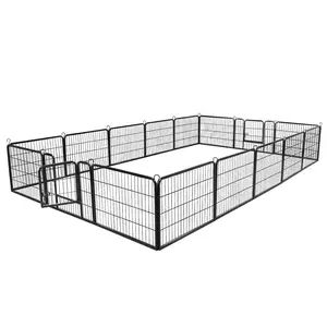 Expandable 16 pcs Panels for Your Dog Pet | Safety Fence with lock