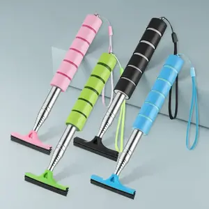 Retractable Car Rearview Mirror Wiper, 1 Count Portable Rain Cleaning Tool and Water Remover for Rearview Mirror and Glass, Windshield Cleaner, Car Cleaning Supplies