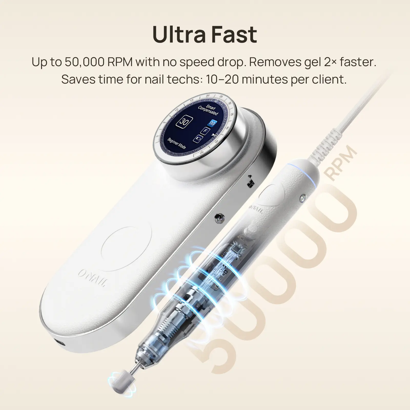 O Nail AI LED Nail Lamp and Professional Nail Drill Set
