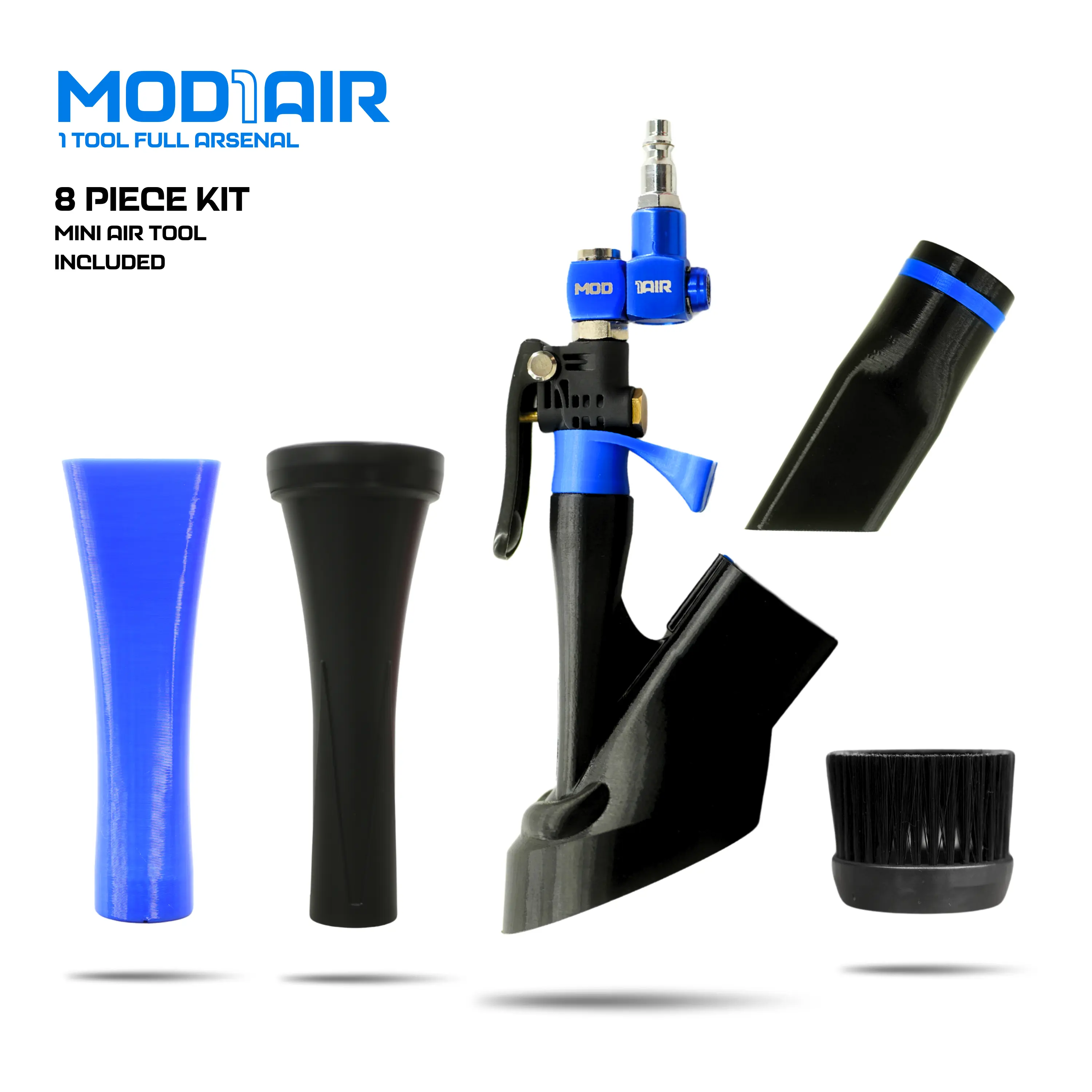 MOD1AIR Complete Air Tool 8 Piece Modular Detailing Kit