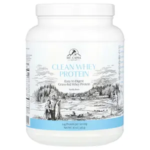 Mt. Capra Clean Whey Protein, Vanilla Bean, 16 oz (453 g)
