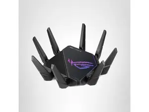 ASUS ROG Rapture GT-AX11000 Pro Tri-Band WiFi 6 gaming router,  10G port, Quad-core 2.0 GHz CPU, ASUS RangeBoost Plus, UNII4, Triple-level game acceleration, Lifetime internet security, AiMesh support