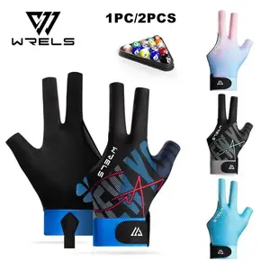 Wrels Professional Pool Gloves, High Elastic Sweat-Wicking Fabric, Anti-Sweat Stick, Essential for Billiard Enthusiasts, Unisex