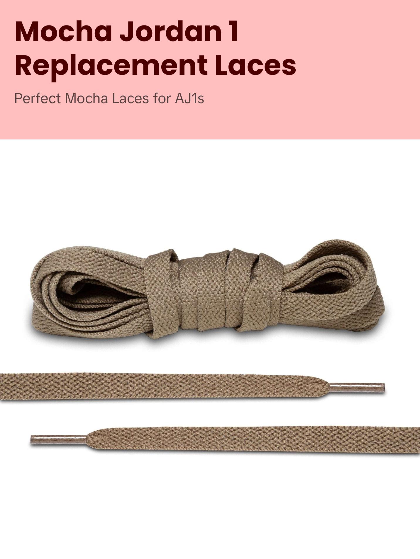 Mocha Jordan 1 Replacement Shoelaces