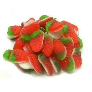 Gummy Strawberries w/foam bottom Gummy Strawberries w/foam bottom