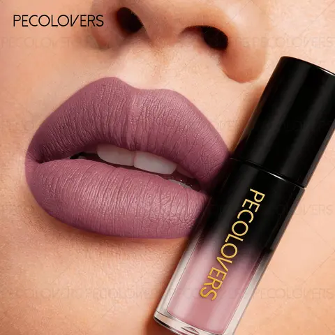 1PC Matte Velvet Lip Glaze, Lip Cosmetic, Beauty Lipstick, Long Lasting Lipstick, Saturated Color, Light and Non-sticky, Creamy Texture, Multi-color Options, Waterproof and Smudge-proof, Non-stick Cup, Suitable for Daily and Party Makeup