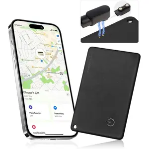 Wallet tracker card only ios upgraded smart key tracker works with apple find mya rechargeable wallet findercan emit multiple alarms features an ultrathin design item locatorideal gift options