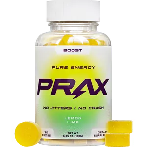 PRAX Boost Paraxanthine Pure Energy Gummies - Caffeine-free Energy Gummies
