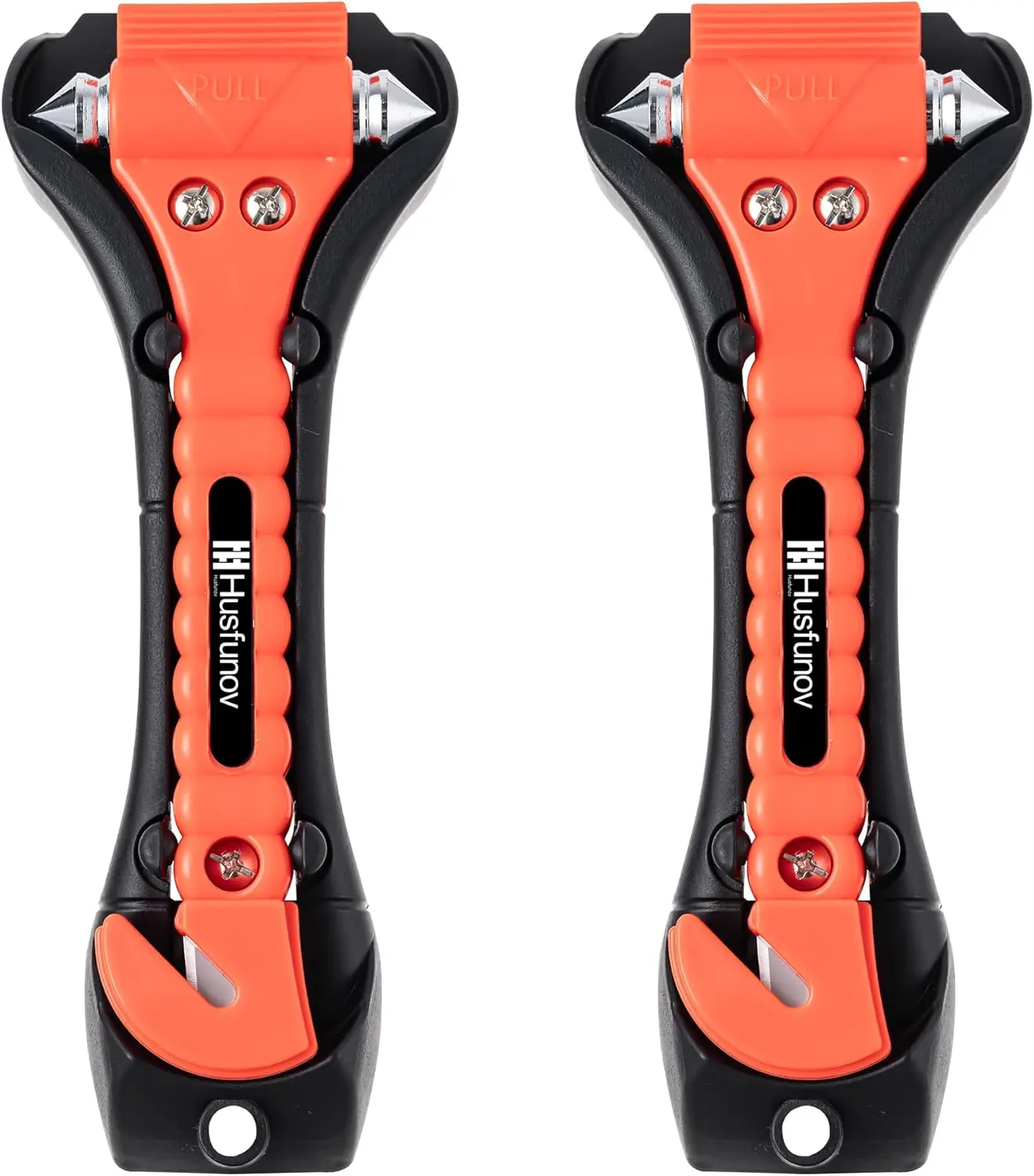 Car Window Breaker Hammer and Seat Belt Cutter 2-In-1，Emergency Escape Tool Husfunov