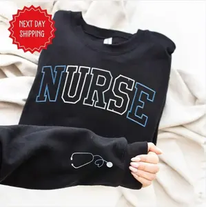Nurse Sweatshirt, Nurse Sweater, Emergency Department Sweatshirt, Registered Nurse Sweatshirt, Nursing Student Shirt,Tshirt, Hoodie and Sweatshirt 6