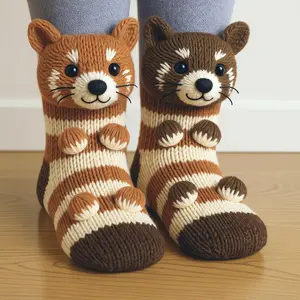 CozyCritter™ 3D Knit Animal Socks 🧦🐾Warm and Snuggly