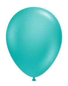 11" TUFTEX Teal Balloons 100ct Bag #10028