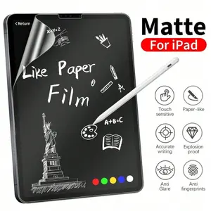 1pc High Transparency, Scratch-Resistant, Full-Screen Coverage, Strong Anti-Fingerprint Pet Film Soft Screen Protector for iPad Models Air4/5/6, 7/8/9/10, iPad 11 1a16 Tablet Screen Protectors