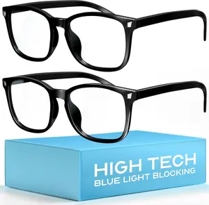 Blue Light Blocking Glasses for Computer Use | Anti Eye Strain Screen Protection Glasses UV Protection for Gaming Office Reading Reduce Fatigue Stylish Lightweight Unisex Eyewear