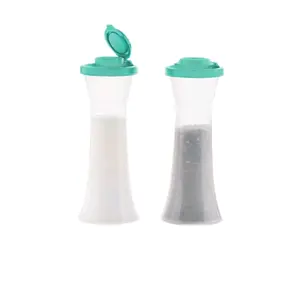 Tupperware Mint ICECREAM Seal Hourglass Salt and Pepper Shakers SET OF 2 Tupperware Mint ICECREAM Seal Hourglass Salt and Pepper Shakers SET OF 2