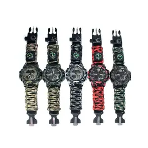 Tactical Military Survivor Watch - Imported Waterproof Digital Quartz Watch for Military Enthusiasts and Modern Convenience