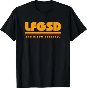 100% Cotton LFGSD San Diego Baseball T-Shirt