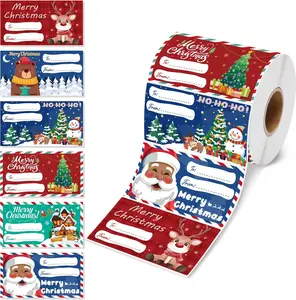 500 PCS Christmas Gift Tags - Gift Tags for Christmas Presents - Christmas Gifts for Women Men Kids - Christmas Wrapping Paper - Christmas Decorations,2.95 x 1.6 Inch