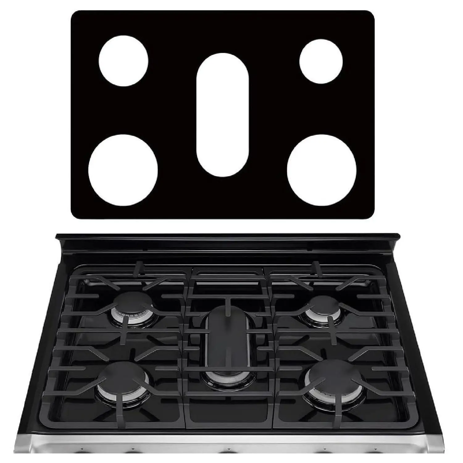 Reusable Stove Burner Protector, Stove Burner Cover, Kitchen Appliance Parts for 30 Inch LG Gas Stove