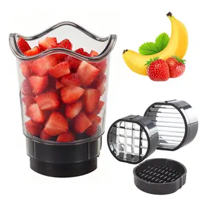Detachable Fruit Slicer & Chopper, Multi-Functional Vegetable & Fruit Cutter, Split-Type Food Slicing Tool, Household Produce Cutter for Home Kitchen, Baby Food Making, Meal Prep & Snack Shops