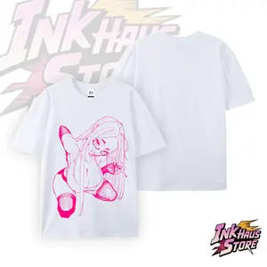 A key character in Dandadan, Seiko Ayase, wears a short-sleeved cotton unisex casual T-shirt.